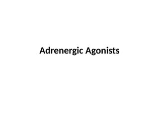 adrenergic agonist.pptx