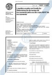 NBR 12068 - Liquidos Usados Em Fundicao - Determinacao Do Tempo De Escoamento Pelo Uso Do Copo Ab.pdf