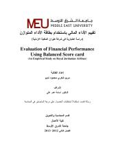 تقييم الأداء المالي باستخدام بطاقة الأداء المتوازن.pdf
