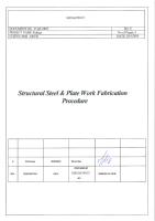 STRUCTURAL STEEL & PLATEWORK FABRICATION PROCEDURE.pdf
