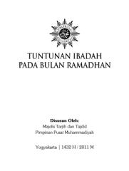 tuntunan ibadah bulan ramadhan 1432 h.pdf