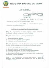 Lei 281 de 2000 - Plano de Carreira - Taciba.pdf