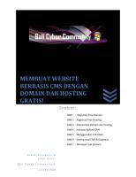 Tutorial MEMBUAT WEBSITE BERBASIS CMS DENGAN DOMAIN DAN HOSTING GRATIS!.pdf