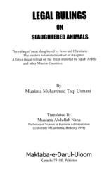islamic legal ruling on slaughtered animals - mufti taqi usmani.pdf