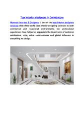 Top Interior designers in Coimbatore.pdf